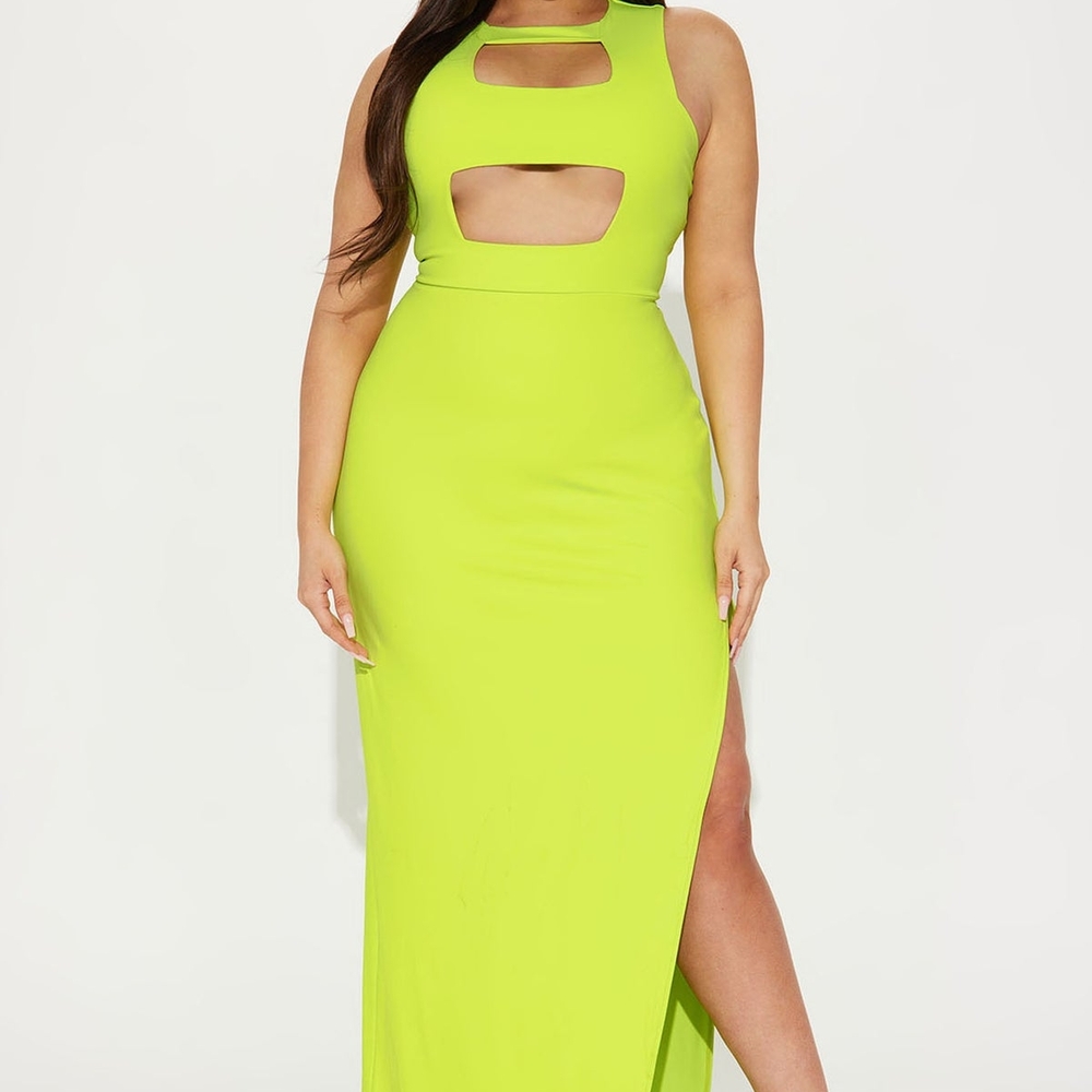 Fashion Nova Maria Cut Out Maxi Dress